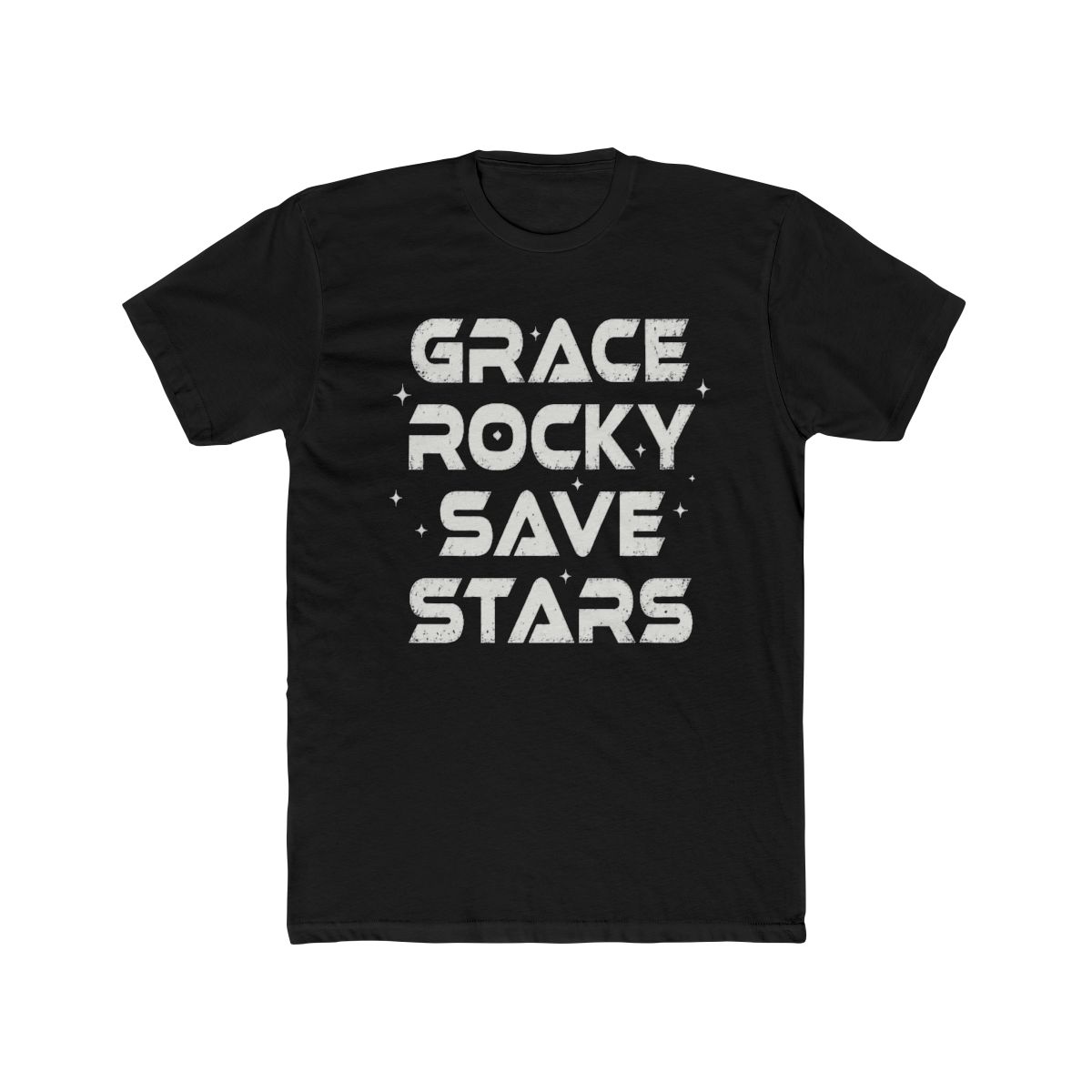 Project Hail Mary Grace Rocky Save Stars Mineral Wash T Shirt - alternate angle 3, merchandise