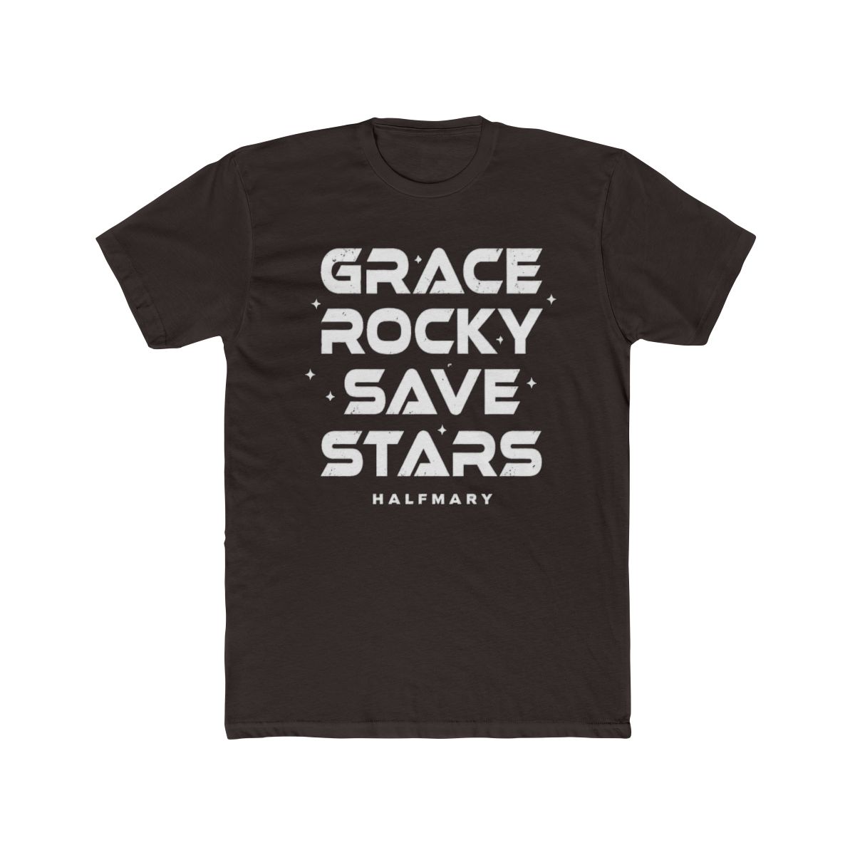 Project Hail Mary Grace Rocky Save Stars Big & Tall T Shirt - alternate angle 2, merchandise