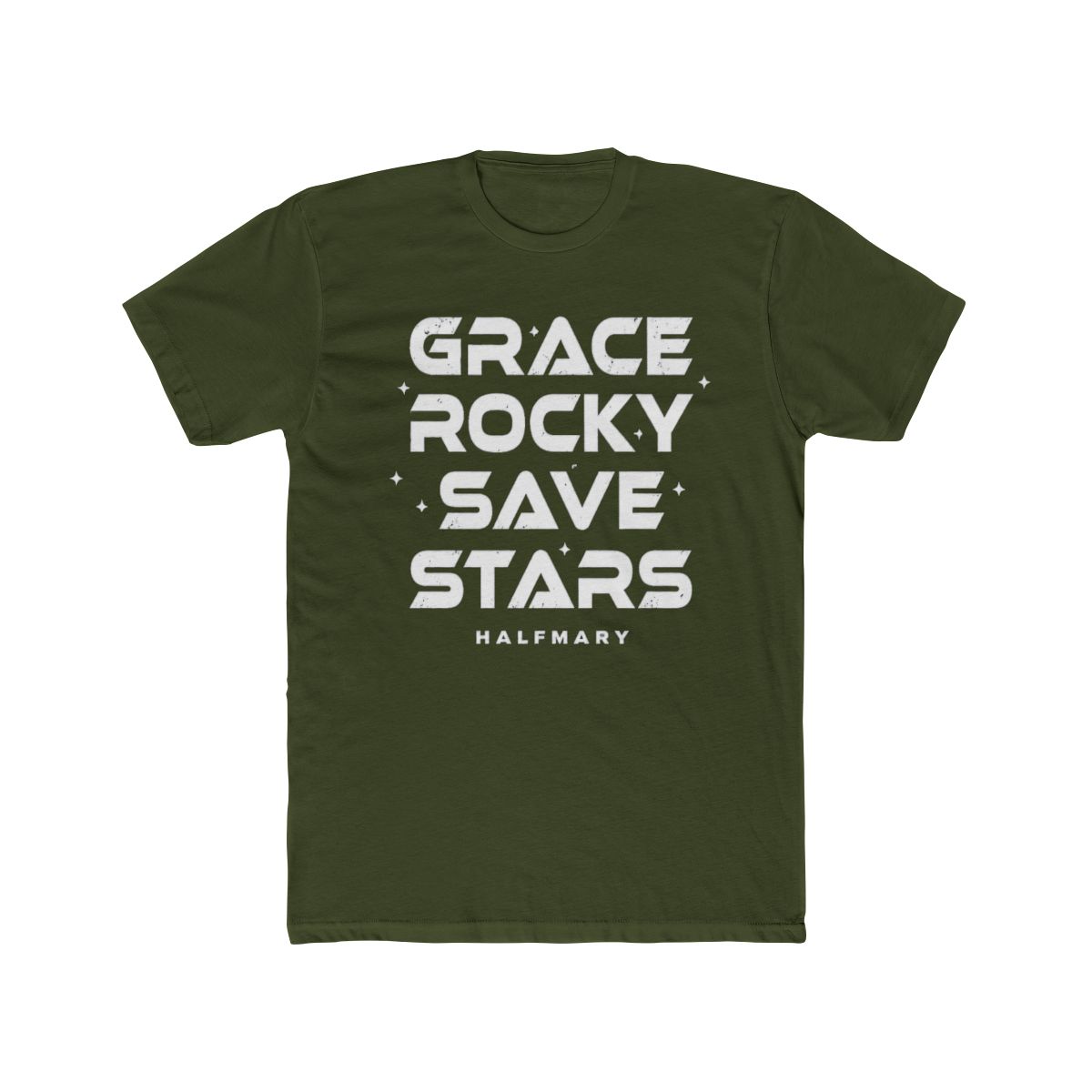 Project Hail Mary Grace Rocky Save Stars Big & Tall T Shirt - alternate angle 4, merchandise
