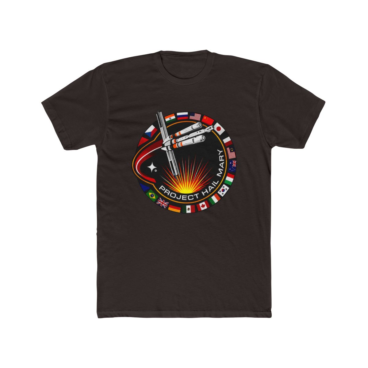 Project Hail Mary Movie 2026 Merch Patch Flag T Shirt - Rornasteelix - alternate angle 3, merchandise