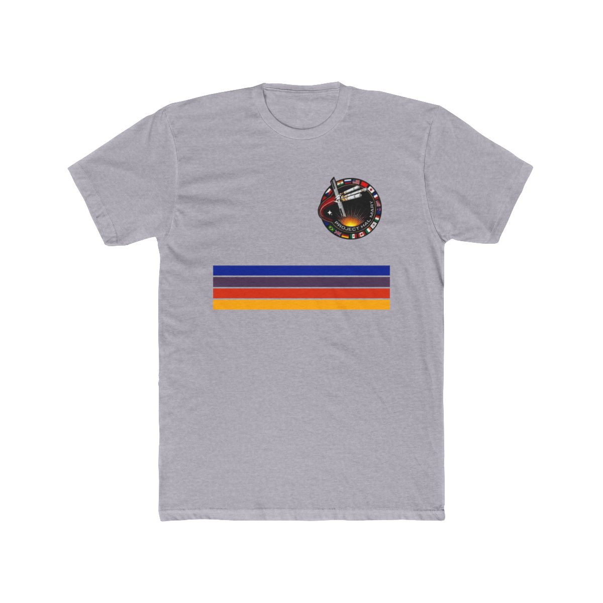 Project Hail Mary Shirt, Retro Space Mission Tee, Comfort Colors Vintage Striped Shirt, Sci-Fi Bookish Merch, Astronaut Graphic T Shirt | Taste Beauty